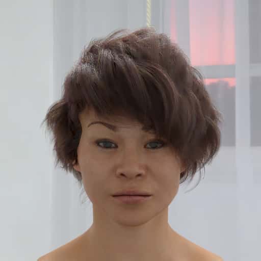 female_manicured_highArch_1, dark_golden_brown